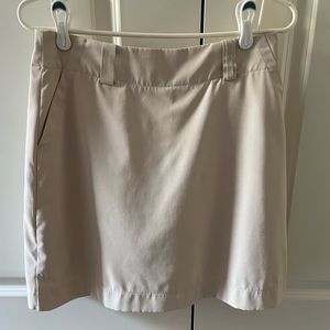 Nike Golf Fit Dri Skort Women Size 4 Cream